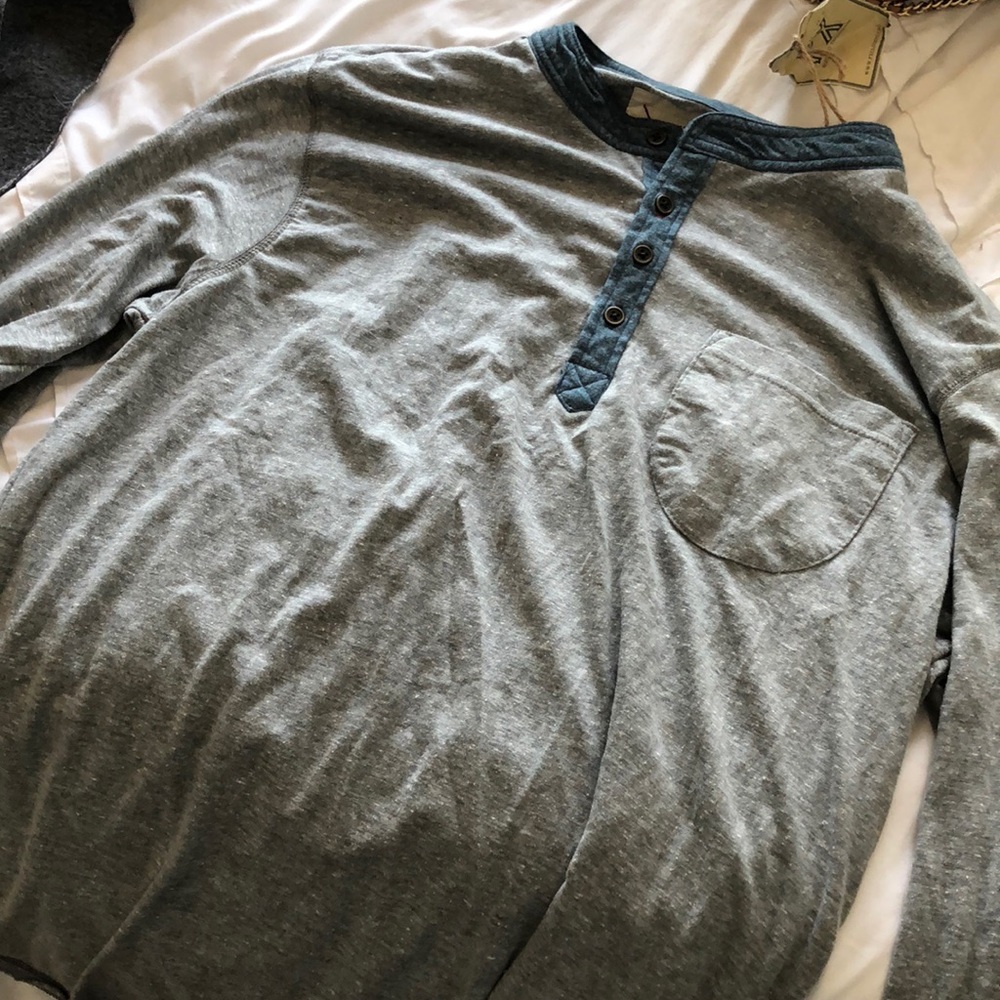 PX grey men’s Henley